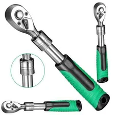 Retractable Ratchet Set Drive Rotating Ratchet Reversible Drive 72 Tooth Tool