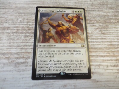 1x True Conviction - Commander 2014 - NM - Spanish - OOP MTG
