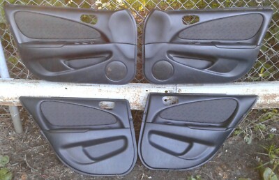 1998 1999 00 01 02 Toyota Corolla S Black Door Panel Panels Set Oem Ebay