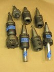7 x Bt40 tool holders 1.25" .875" .375" collet face end mill haas fadal Bt-40