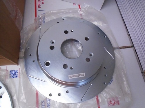 POWER STOP JBR1156 EVOLUTION DRILLED SLOTTED BRAKE ROTORS FOR MAZDA 6 2006-2007 - Foto 3 di 6