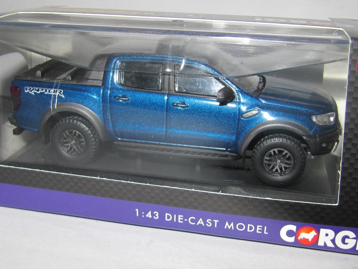 Vanguards VA15201 – Ford Ranger Raptor Bleu, Presse, échelle 1/43, Miniature Diecast