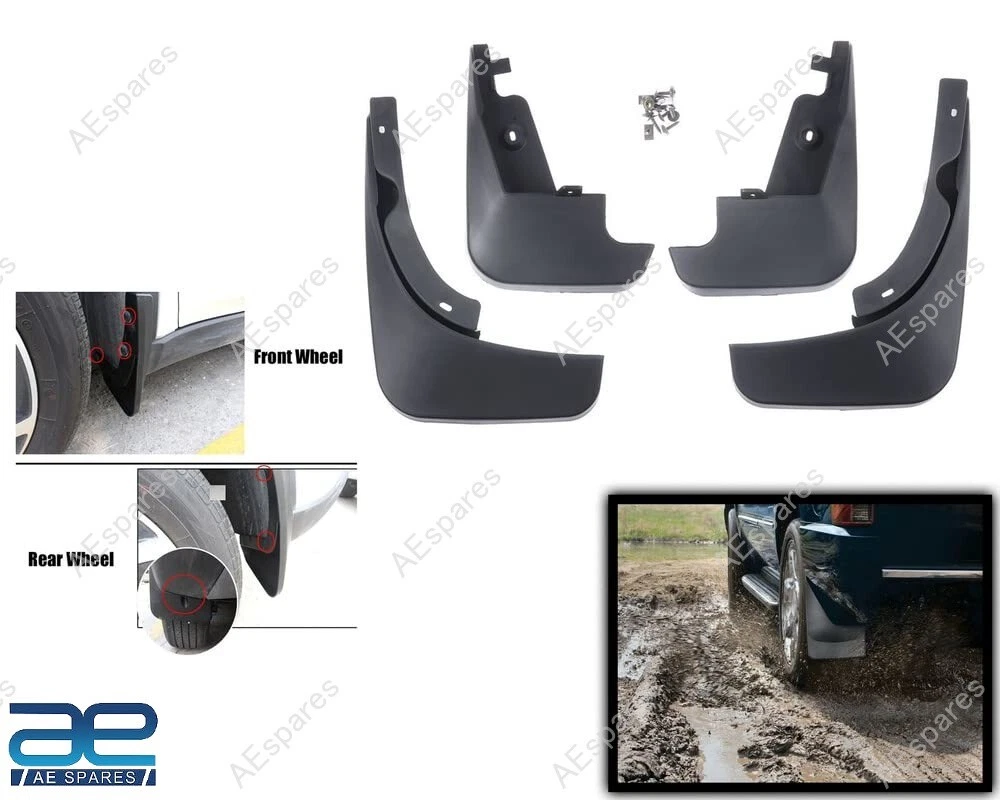 Mud Flaps Set of 4 For Tata Nano Old 1st Model only view 3