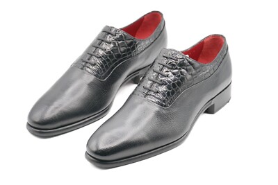 NWT STEFANO RICCI Leather   EAGLE Shoes Eu 40 Uk 6 Us 7 (SR4774)