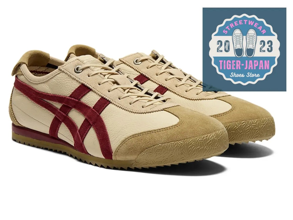 べいびーうー Onitsuka Tiger MEXICO 66 SD 1183C015 202 BEIGE/BEET JUICE Unisex