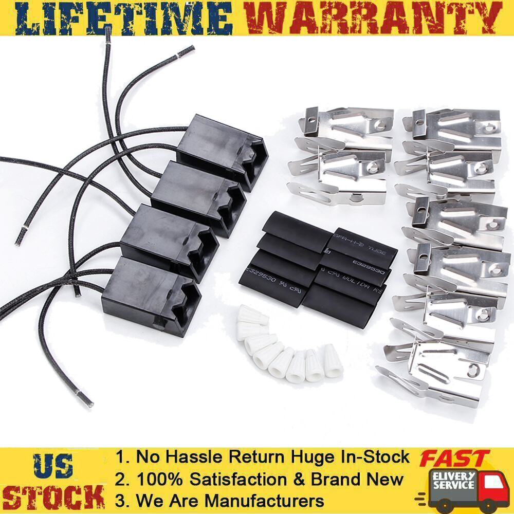 Rubinetto Termosifone Kit 4 Blocchi Presa Bruciatore Per Whirlpool – Ricambio Universale, Codici 330031, 5303935058, WB17T10006 Blocco Presa Bruciatore - Foto 9