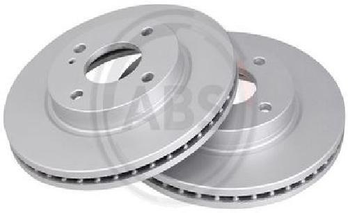 2 Disques De Frein Ventilés Ø 258 Mm 23 Mm A.B.S. Pour U.A. FORD FIESTA - Image 2