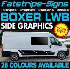 to fit PEUGEOT BOXER L3 LWB GRAPHICS STICKERS STRIPES DECAL CAMPER VAN MOTORHOME