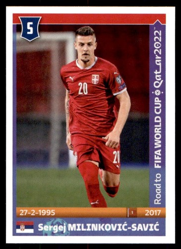 Panini Road to World Cup Qatar 2022 - Sergej Milinkovic-Savic Serbia No. 505