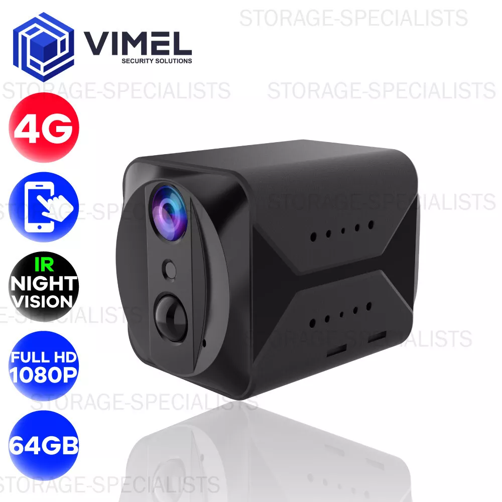 Mini 4G Security Camera 64GB PIR Sensor Mobile Phone LIVE VIEW SIM Card