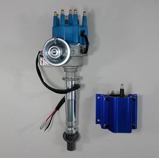 Chevy Small Big Block Blue Small Cap Ready-to-run Hei Distributor 50k Coil