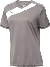 Puma Womens Santiago TG 703406 Size Medium Grey White Soccer Jersey NWT $32