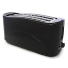 PREMIUM BLACK 1300W 4-SLICE COOL TOUCH TOASTER w/ CRUMB TRAY 7 BROWNING SETTINGS