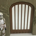CUSTOM JABBAs DOOR FITS STAR WARS VINTAGE COLLECTION DIORAMA 3.75 FIGURE (A14)