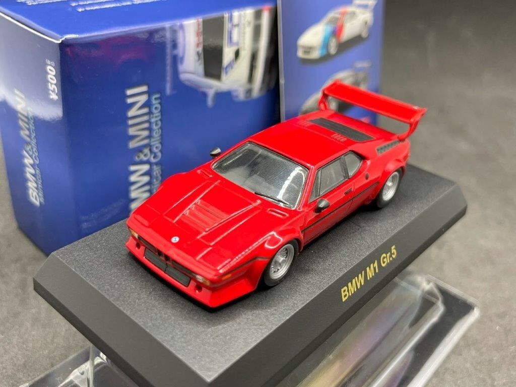 1/64 Kyosho BMW&MINI collection M1 Gr.5 Red diecast model