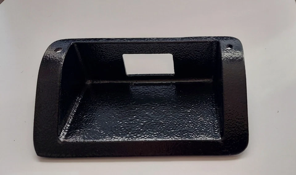 HUMMER H1 AM GENERAL DOOR BEZEL SWITCH REPLACEMENT 6003023 ALUMINUM BLACK GLOSS - Image 2 of 2