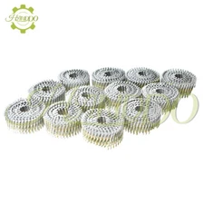3600Pcs Siding Nails 1-3/4” × .092” Collated Wire Coil Galvanized 15 Degree