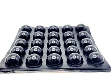 3/4" Round x 3/8" Tall Stick on Rubber Equipment Feet Bumpers 3M Adhesive Pads