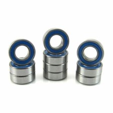 TRB RC 3/16x3/8x1/8 Precision Ball Bearings ABEC 3 BLU Rubber Sealed 10 