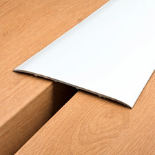 Aluminium Door Threshold Strip Self Adhesive 80mm Floor Transition Trim 2.7m