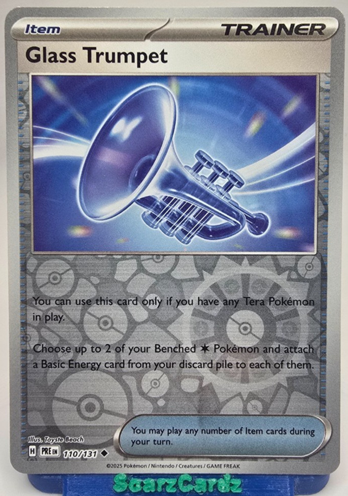Glass Trumpet 110/131 Prismatic Evolutions Reverse Holo