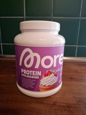 More Nutrition Schlagcreme 600g Dose, 2 Scoops fehlen!!!!! Offen!!!!!!!!!