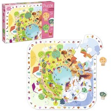 Goula Puzzel XXL Seasons – Groot Leerpuzzel voor Kinderen met 25 Stukken & 4 Hou