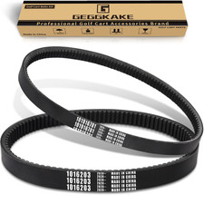 Club Car DS Precedent Drive Belt and Starter Generator Belt Kit, Fits Club Car
