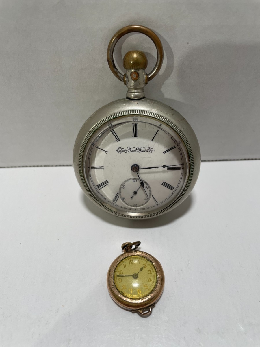 1893 POCKET WATCH ELGIN NATIONAL WATCH Small Pendent Watch
