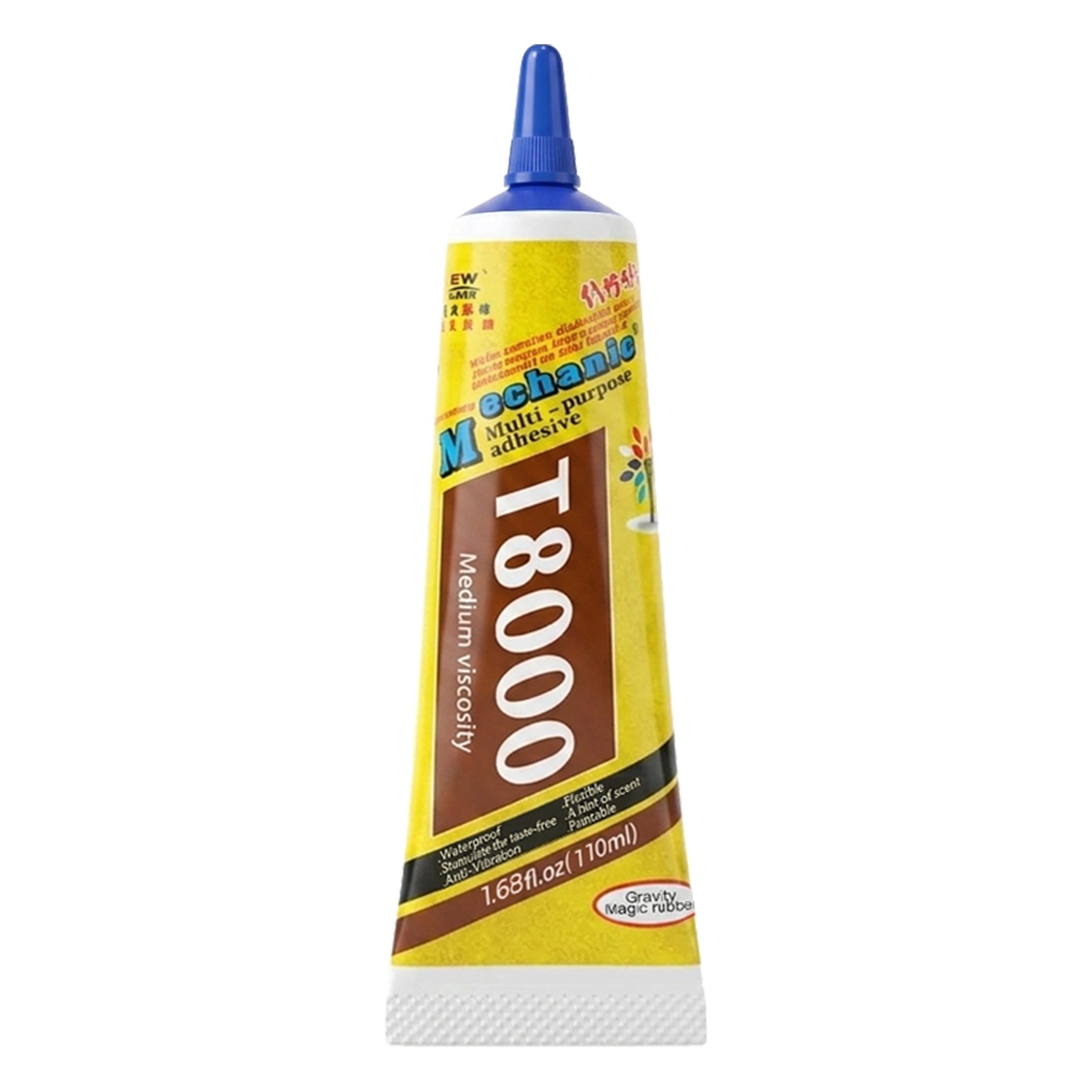 Colle T8000 Avizar anti-décollement pour vitre arrière cassée