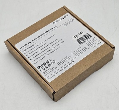 StarTech 1-Port PCIe Gigabit NIC Adapter Network Card ST1000SPEX2