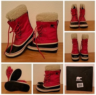 Sorel Damen Winterstiefel Stiefel NL3483-677 Winter Carnival 1855081 Rot Gr. 36