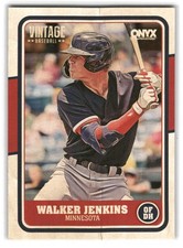 Walker Jenkins 2025 Onyx Vintage Baseball #OVWAJE Minnesota Twins