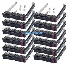 12X 2.5" SFF HDD Caddy For HP ProLiant DL380 DL380p DL360p DL180 Gen8 Gen9 Gen10