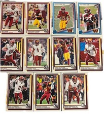 2025 Donruss Football (1-400 Set) Washington Commanders Team Set (11 Cards)