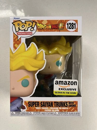 Funko Pop!: Dragon Ball - Super Saiyan Trunks with Sword (GITD) - Amazon (Ex)