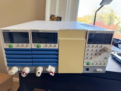 KIKUSUI PLZ-30F Programmable DC Electronic Load w/2 PLZ150U Modules