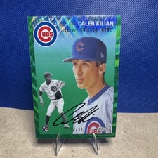 Topps 2023 Chrome Caleb Kilian Green refractor RC #’d/99
