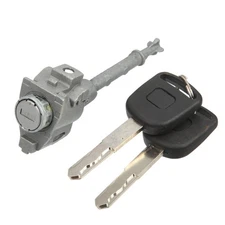 X AUTOHAUX 1 Set Front Door Lock Cylinder Set Kit with 2 Keys for Honda Accor...