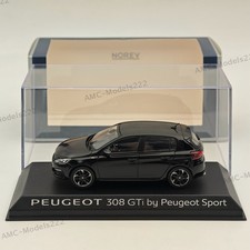 1/43 Norev Peugeot 308 SPORT VERSIO Black Diecast-Car Enthusiasts' Must-Have
