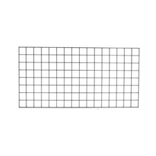 SSWBasics 2' x 4' Wire Grid Panel in Sleek Black - Sturdy Black Grid Wall