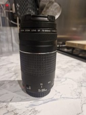 Canon EF 75-300mm f/4-5.6 III Telephoto Zoom Lens EOS DSLR Tested Clean Optics