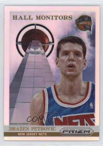 Drazen Petrovic [Prizm] #10 2013 Panini Prizm Hall Monitors card