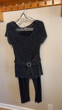 Perceptions New York Women's Glittery Two-Piece Set