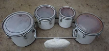 Pearl Marching Percussion Marching Band Tenors Drums Set Quad 8.5 10.5 12.5 13.5