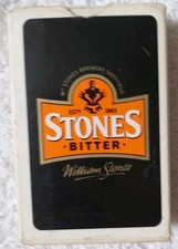 Vintage Wm Stones Bitter Sheffield Promo Playing Cards Full Deck Box