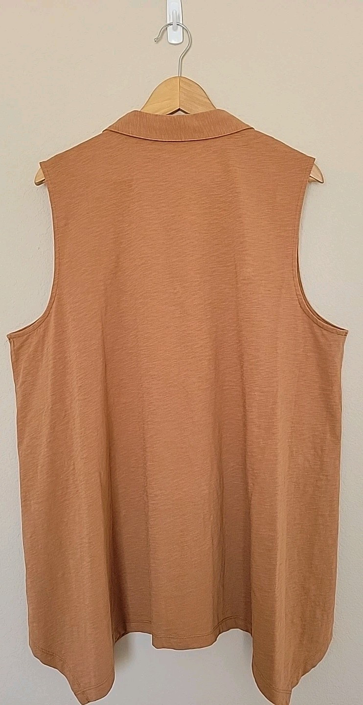 Soft Surrounding Multi Button Sleeveless Tunic To… - image 2