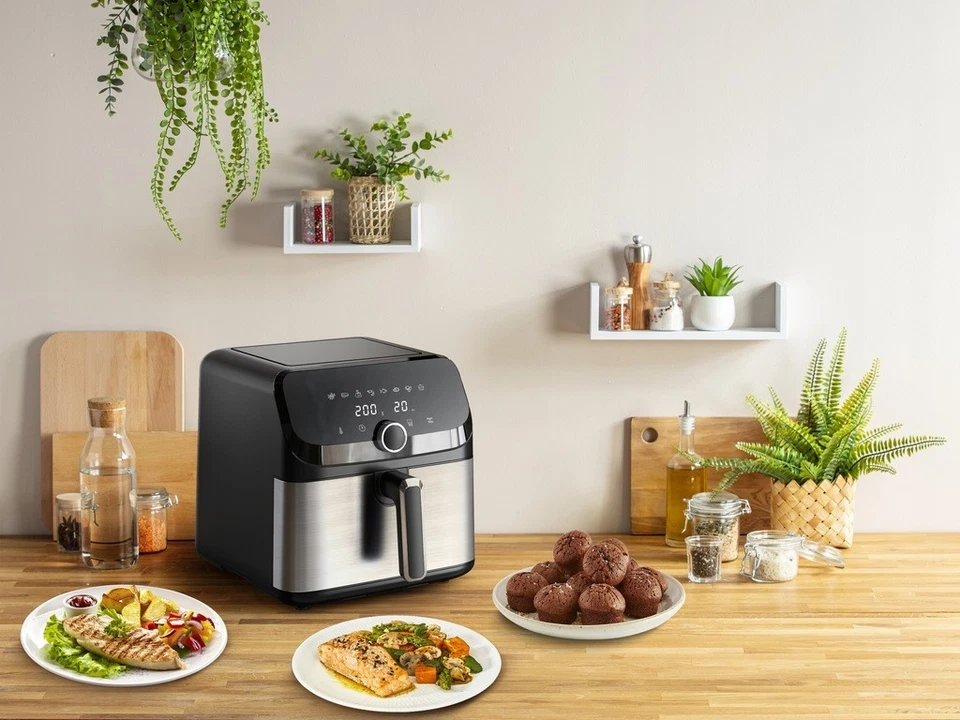 TEFAL EY855D10 Heißluftfritteuse 7,5 l Groß XL, Fritteuse Tefal - Bild 4 von 4