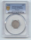 1840 Seated Liberty Dime, With Drapery, PCGS TrueView XF Detail,True Auction
