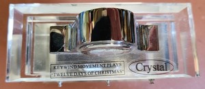 Bulova Crystal collectable "Treasures in Time" collection First Christmas